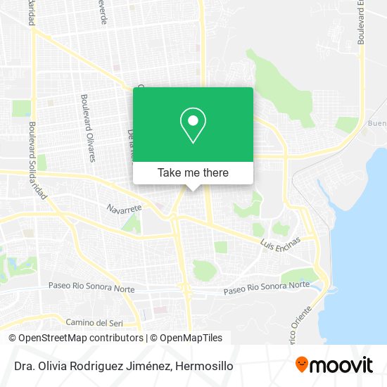 Dra. Olivia Rodriguez Jiménez map