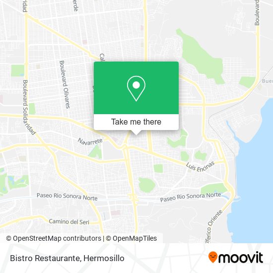 Mapa de Bistro Restaurante