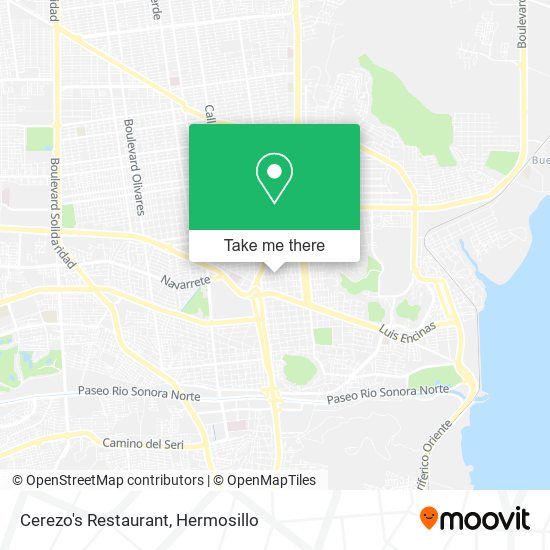 Cerezo's Restaurant map