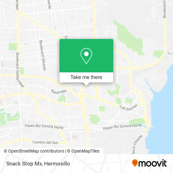 Snack Stop Mx map