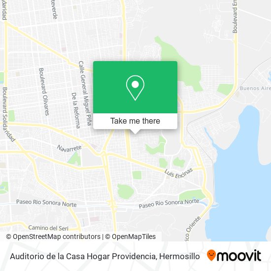 Auditorio de la Casa Hogar Providencia map