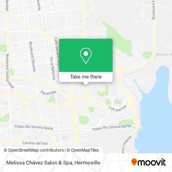 Melissa Chávez Salon & Spa map