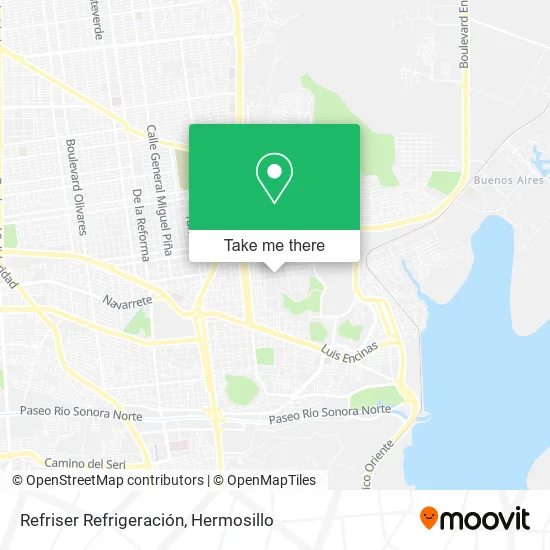 Refriser Refrigeración map