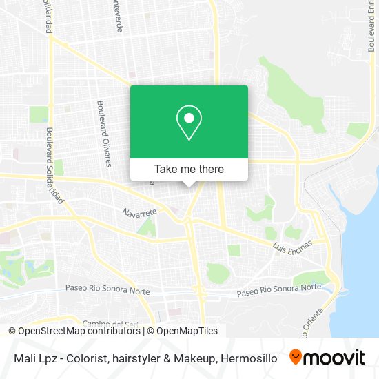 Mali Lpz - Colorist, hairstyler & Makeup map