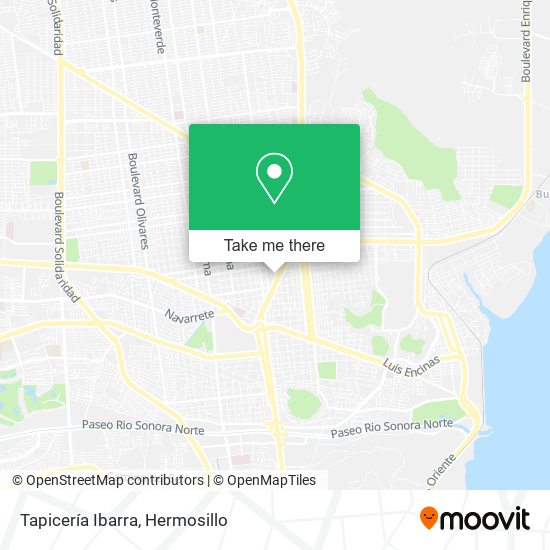Mapa de Tapicería Ibarra