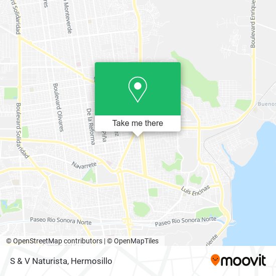 Mapa de S & V Naturista