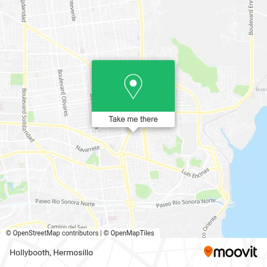 Hollybooth map
