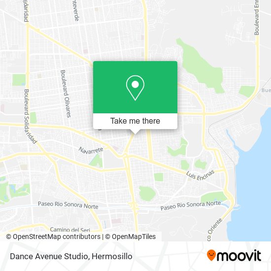 Dance Avenue Studio map