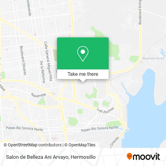 Salon de Belleza Ani Arvayo map