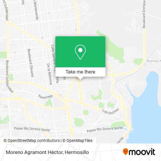 Moreno Agramont Héctor map