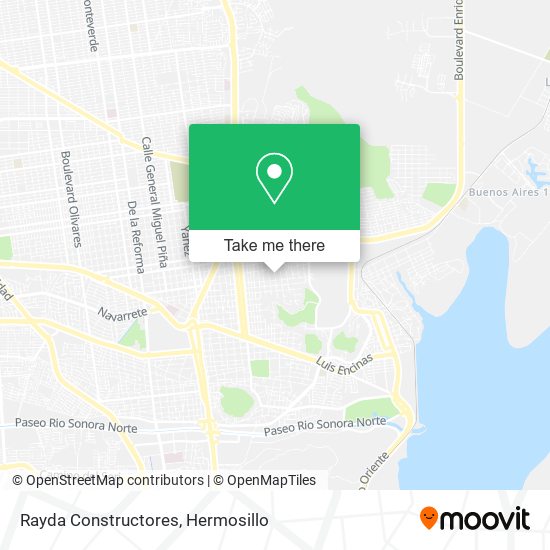 Mapa de Rayda Constructores