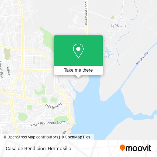 Mapa de Casa de Bendición