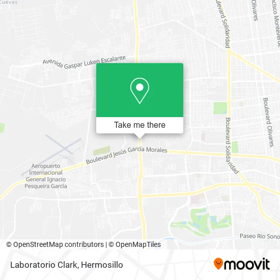 Laboratorio Clark map