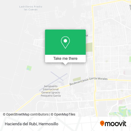 Mapa de Hacienda del Rubí
