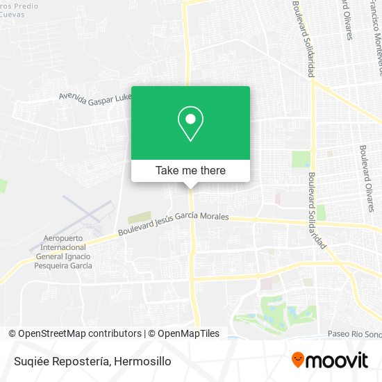 Mapa de Suqiée Repostería