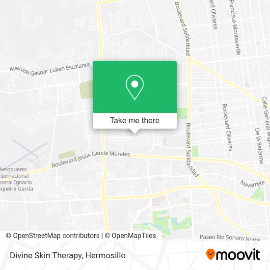 Divine Skin Therapy map