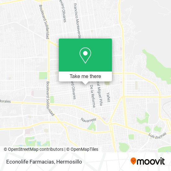 Econolife Farmacias map