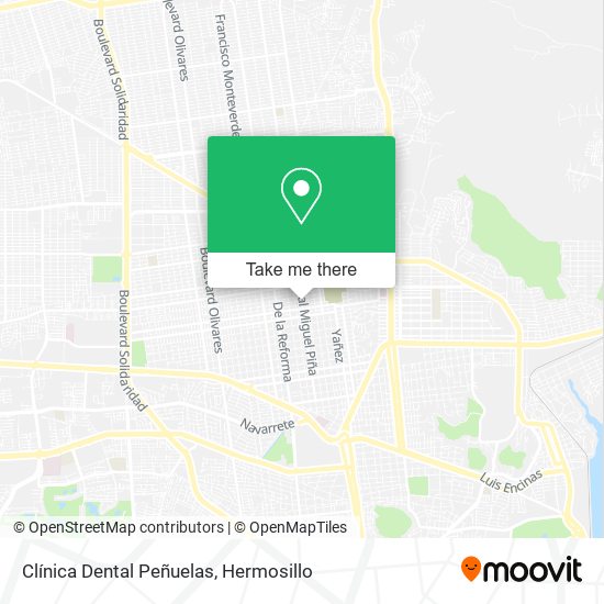 Mapa de Clínica Dental Peñuelas