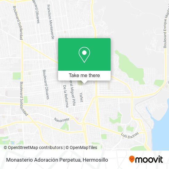 Mapa de Monasterio Adoración Perpetua