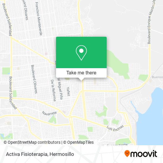 Activa Fisioterapia map