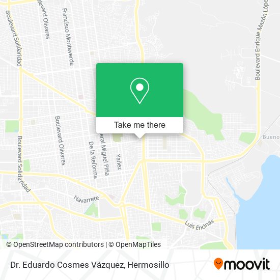 Dr. Eduardo Cosmes Vázquez map