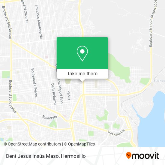 Mapa de Dent Jesus Insúa Maso