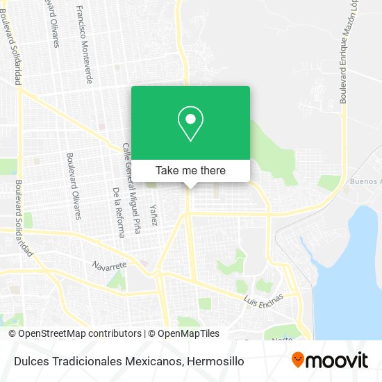 Dulces Tradicionales Mexicanos map
