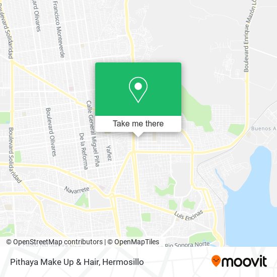 Pithaya Make Up & Hair map