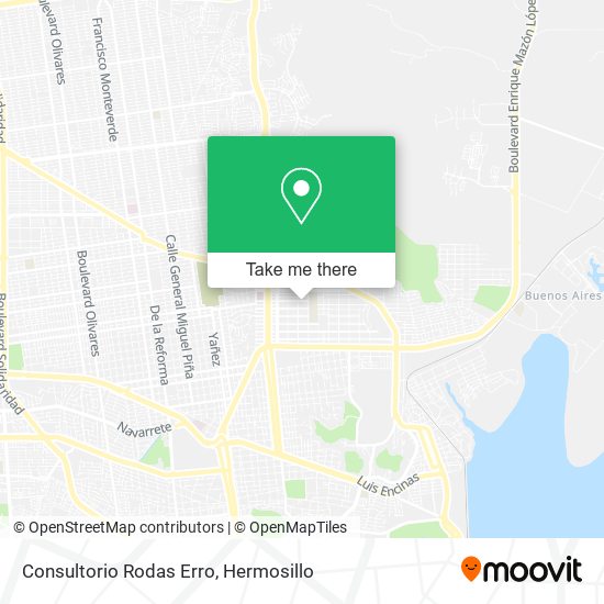 Consultorio Rodas Erro map
