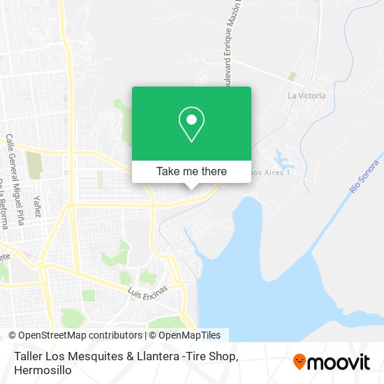 Taller Los Mesquites & Llantera -Tire Shop map