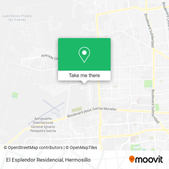 Mapa de El Esplendor Residencial