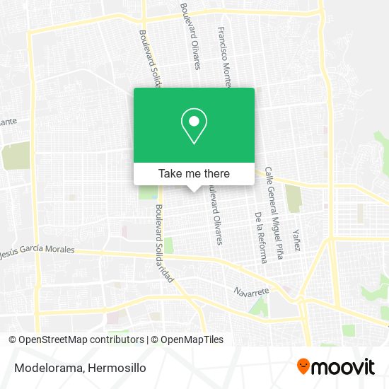 Mapa de Modelorama