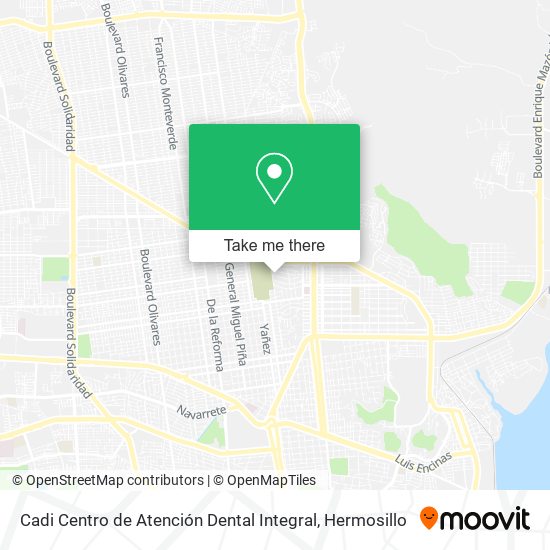 Cadi Centro de Atención Dental Integral map