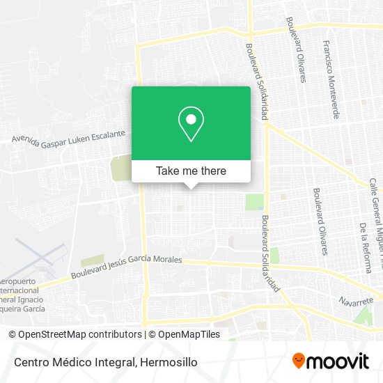 Mapa de Centro Médico Integral