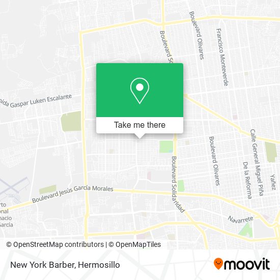New York Barber map