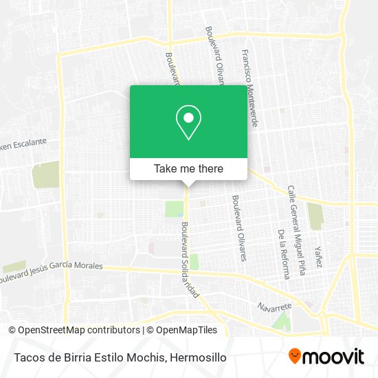 Tacos de Birria Estilo Mochis map