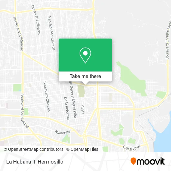 La Habana II map