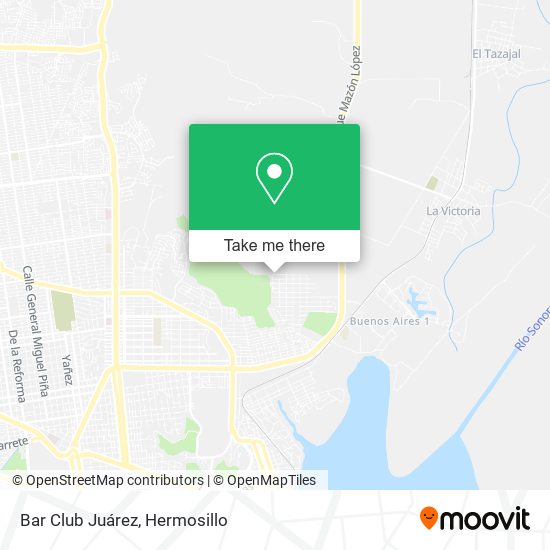 Bar Club Juárez map