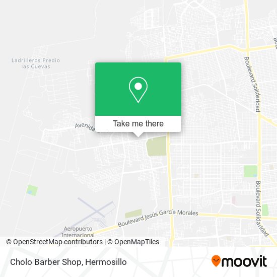 Mapa de Cholo Barber Shop