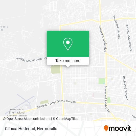 Clínica Hedental map