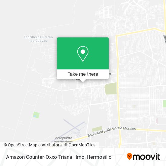 Mapa de Amazon Counter-Oxxo Triana Hmo