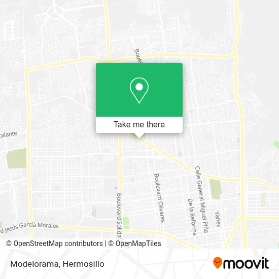 Modelorama map