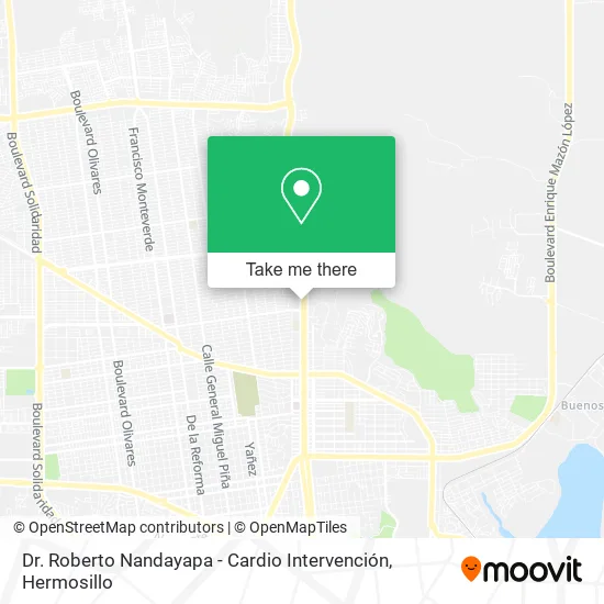 Dr. Roberto Nandayapa - Cardio Intervención map