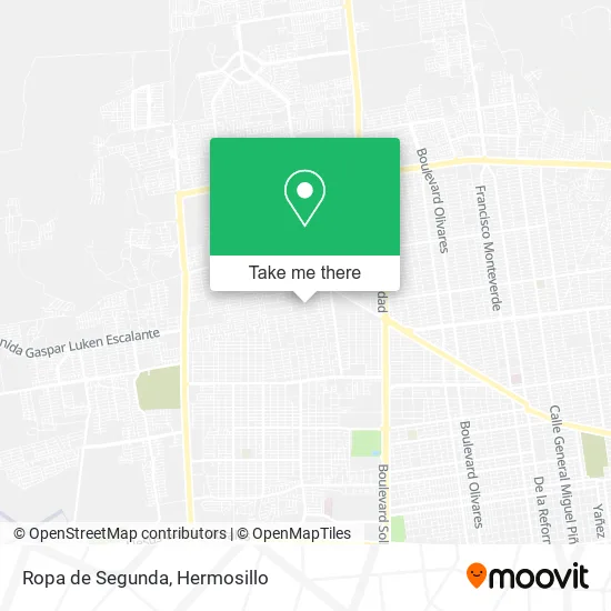 Ropa de Segunda map