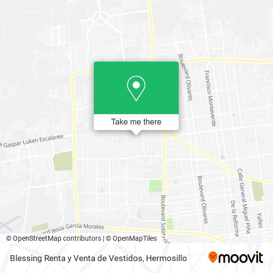 Blessing Renta y Venta de Vestidos map