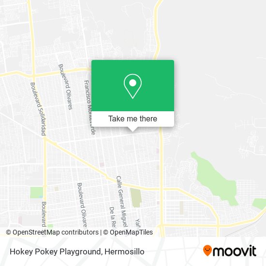 Mapa de Hokey Pokey Playground