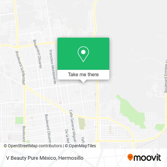 V Beauty Pure México map