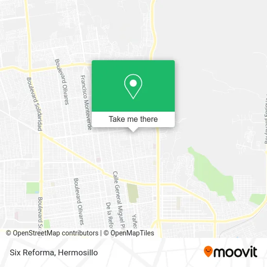 Six Reforma map
