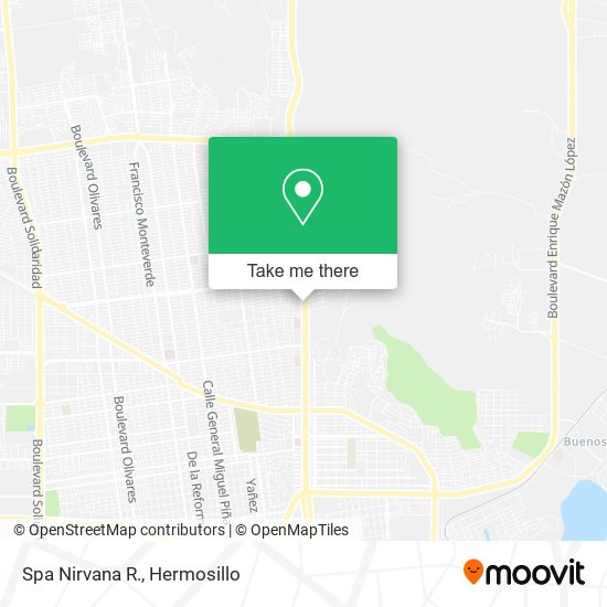 Mapa de Spa Nirvana R.