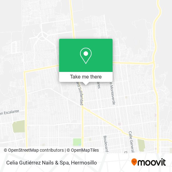 Mapa de Celia Gutiérrez Nails & Spa